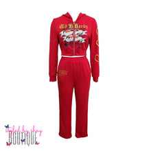 Load image into Gallery viewer, Hardy Girl sweatsuit (Red)
