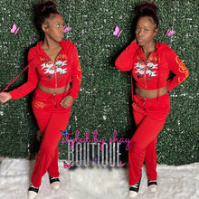 Load image into Gallery viewer, Hardy Girl sweatsuit (Red)
