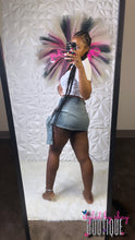 Load image into Gallery viewer, Buckled 2.0 Jean Mini Skirt
