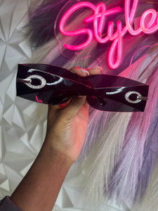 Baddie Shades (white,silver&Black)