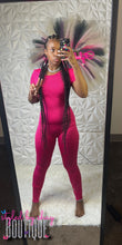 Load image into Gallery viewer, Pink Backless jumpsuit
