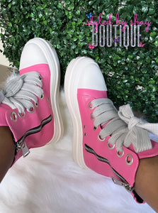 Baddie Leather Platform sneakers