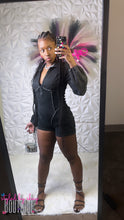 Load image into Gallery viewer, Black Ashy Wash Romper
