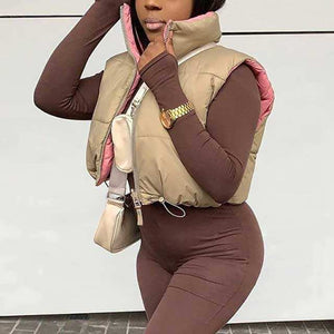 Bubble Vest (Nude/Pink)