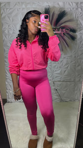 Windbreaker 2pc (Pink)