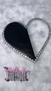 Diamond Heart Clutch