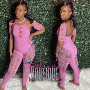 Promise Poster Girl jumpsuit (pink)