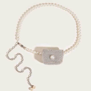 Diamond purse belt