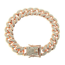 Load image into Gallery viewer, Cuban anklet’s Bracelet (Rose Gold &amp;Silver )
