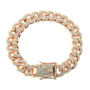 Cuban anklet’s Bracelet (Rose Gold &Silver )