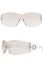 Load image into Gallery viewer, Baddie Shades (white,silver&amp;Black)
