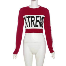 Load image into Gallery viewer, Extreme Cropped Sweater (Red)
