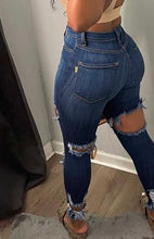 Load image into Gallery viewer, Perfect Fit Destroyed Jeans jp
