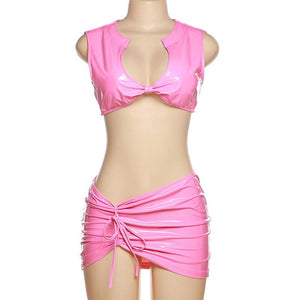 Barb Two Piece Set (PINK)