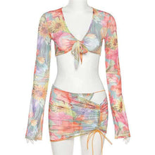 Load image into Gallery viewer, Miami Floral 3pc  Set (Swim suit)
