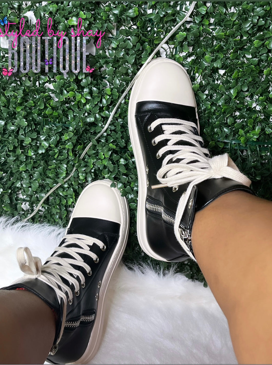 Baddie Leather Sneakers