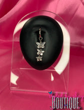 Load image into Gallery viewer, Boujee Butterfly Clip-on Belly Ring (Fake)
